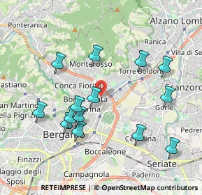Mappa 24124 Bergamo BG, Italia (1.95571)