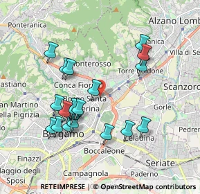 Mappa 24124 Bergamo BG, Italia (1.8005)