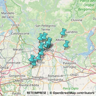 Mappa 24124 Bergamo BG, Italia (8.25154)