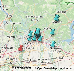 Mappa 24124 Bergamo BG, Italia (9.00214)