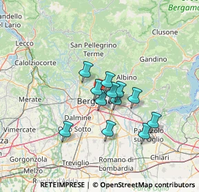 Mappa 24124 Bergamo BG, Italia (9.505)