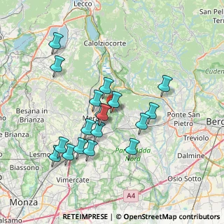 Mappa Via Adda, 23898 Imbersago LC, Italia (6.93611)