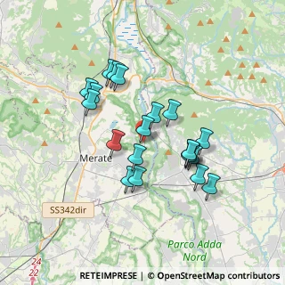 Mappa Via Adda, 23898 Imbersago LC, Italia (3.0555)