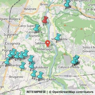Mappa Via Adda, 23898 Imbersago LC, Italia (2.8695)