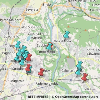 Mappa Via Adda, 23898 Imbersago LC, Italia (2.59778)