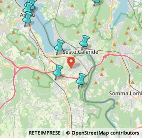 Mappa Via V. Monti, 28053 Castelletto sopra Ticino NO, Italia (6.07083)