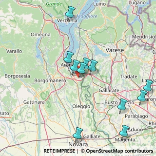 Mappa Via V. Monti, 28053 Castelletto sopra Ticino NO, Italia (17.25455)