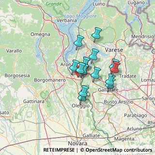 Mappa Via V. Monti, 28053 Castelletto sopra Ticino NO, Italia (9.20333)