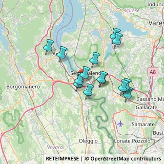 Mappa Via V. Monti, 28053 Castelletto sopra Ticino NO, Italia (5.86786)