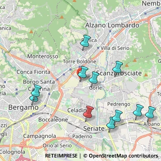 Mappa Via Martinella, 24020 Gorle BG, Italia (2.36818)