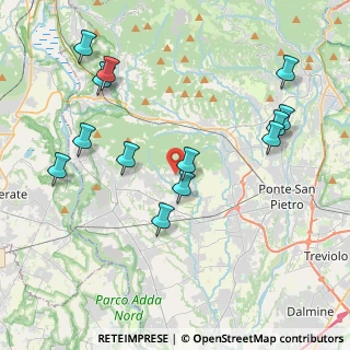 Mappa Via Divisione Alpina Tridentina, 24030 Mapello BG, Italia (4.44769)