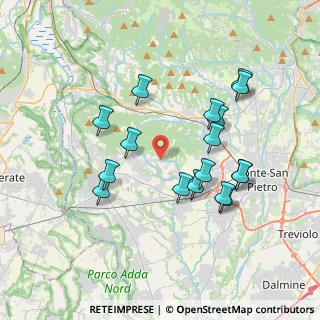 Mappa Via Divisione Alpina Tridentina, 24030 Mapello BG, Italia (3.55529)