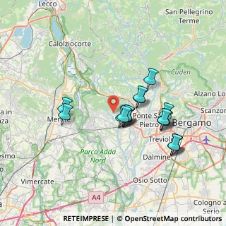 Mappa Via Divisione Alpina Tridentina, 24030 Mapello BG, Italia (6.26)