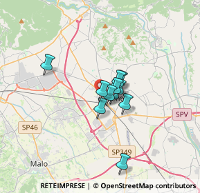 Mappa Via Agriculture, 36016 Thiene VI, Italia (2.00636)