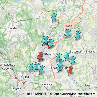 Mappa Via Alessandria, 20833 Giussano MB, Italia (3.67529)