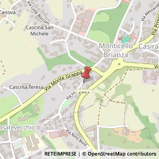 Mappa Via Roma, 19, 23876 Monticello Brianza, Lecco (Lombardia)