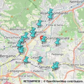 Mappa Via Gaetano Donizetti, 24020 Gorle BG, Italia (2.05647)