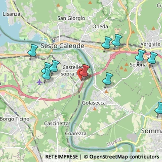 Mappa Via Leonardo Da Vinci, 28053 Castelletto sopra Ticino NO, Italia (2.3)