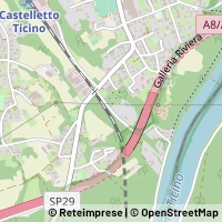 नक्शा Castelletto sopra Ticino