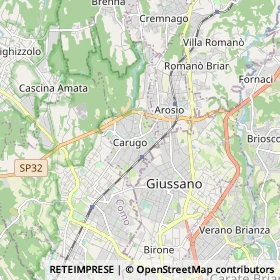 Mappa Carugo
