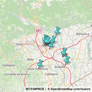 Mappa Via Ippolito Nievo, 36016 Thiene VI, Italia (4.12636)