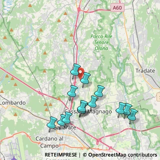 Mappa Via Asilo, 21040 Oggiona Con Santo Stefano VA, Italia (4.24714)