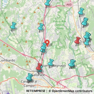 Mappa Via Asilo, 21040 Oggiona Con Santo Stefano VA, Italia (5.8535)