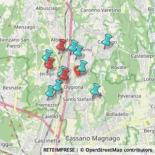 Mappa Via Asilo, 21040 Oggiona Con Santo Stefano VA, Italia (1.40083)