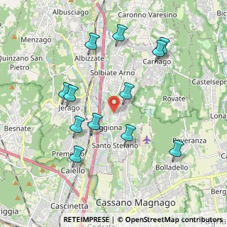 Mappa Via Asilo, 21040 Oggiona Con Santo Stefano VA, Italia (1.99667)