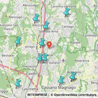 Mappa Via Asilo, 21040 Oggiona Con Santo Stefano VA, Italia (2.58909)