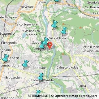Mappa Via Aldo Moro, 23898 Imbersago LC, Italia (2.75091)