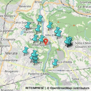 Mappa Via Aldo Moro, 23898 Imbersago LC, Italia (1.793)