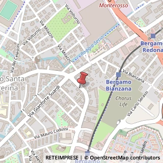 Mappa Via Fratelli Bronzetti, 3, 24124 Bergamo, Bergamo (Lombardia)
