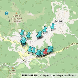 Mappa Via Franco Pilotti, 25070 Casto BS, Italia (0.82833)