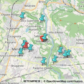 Mappa Via C.B. Cavour, 23898 Imbersago LC, Italia (2.04929)