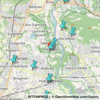 Mappa Via C.B. Cavour, 23898 Imbersago LC, Italia (2.60455)