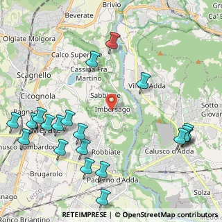 Mappa Via C.B. Cavour, 23898 Imbersago LC, Italia (2.7435)