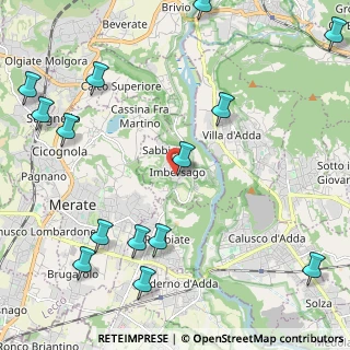 Mappa Via C.B. Cavour, 23898 Imbersago LC, Italia (2.96429)