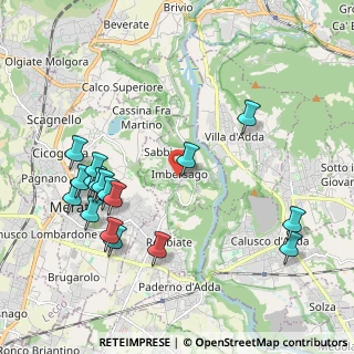 Mappa Via C.B. Cavour, 23898 Imbersago LC, Italia (2.26588)
