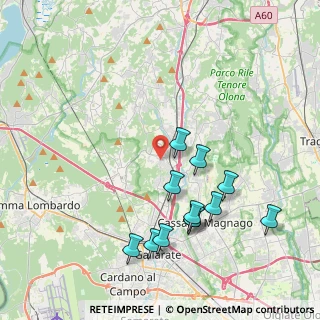 Mappa Via Sabotino, 21040 Jerago Con Orago VA, Italia (4.12333)