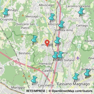 Mappa Via Sabotino, 21040 Jerago Con Orago VA, Italia (2.89833)