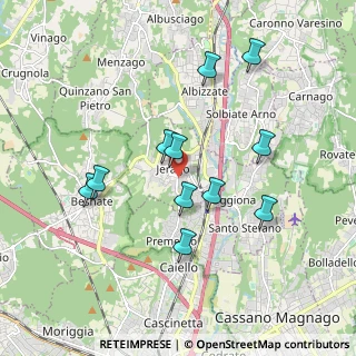 Mappa Via Sabotino, 21040 Jerago Con Orago VA, Italia (1.72182)