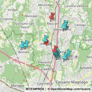 Mappa Via Sabotino, 21040 Jerago Con Orago VA, Italia (1.78692)