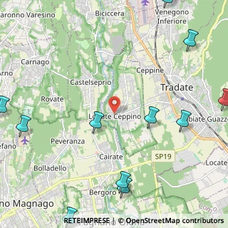 Mappa Via Battisti, 21050 Lonate Ceppino VA, Italia (3.26545)