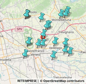 Mappa Via S. Floriano, 31050 Vedelago TV, Italia (7.326)