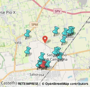 Mappa Via S. Floriano, 31050 Vedelago TV, Italia (1.927)