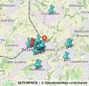 Mappa Via Gaetano Salvemini, 20842 Besana In Brianza MB, Italia (0.709)