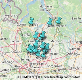 Mappa Via S. Clemente, 20842 Besana In Brianza MB, Italia (10.0755)