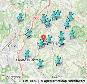 Mappa Via S. Clemente, 20842 Besana In Brianza MB, Italia (3.77875)