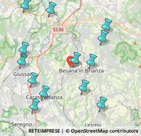 Mappa Via S. Clemente, 20842 Besana In Brianza MB, Italia (4.76538)